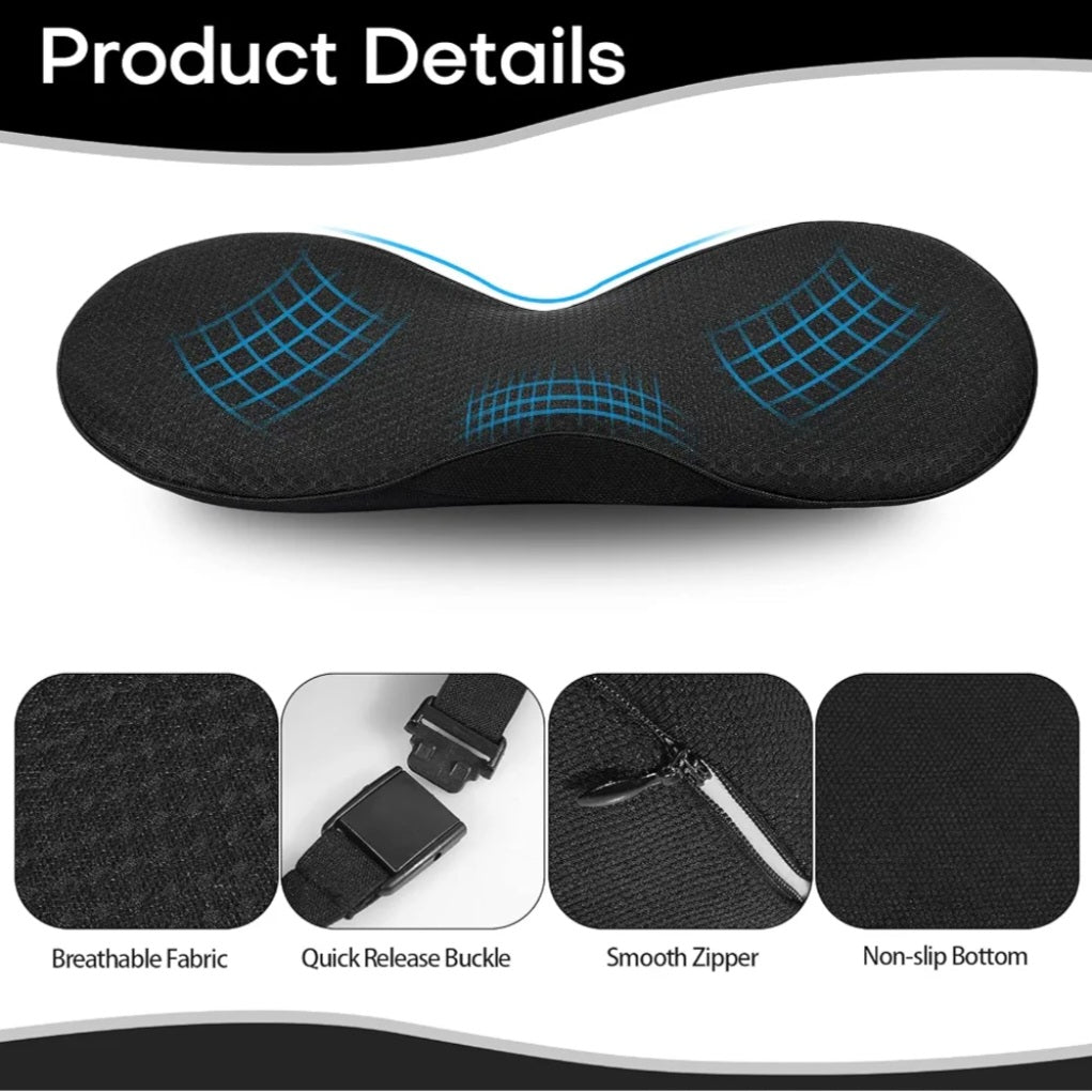 Multifunctional Car Seat Cushion Universal Memory Lumbar Pillow Support Driver Breathable Relief Comfort Chair Car Seat Pad