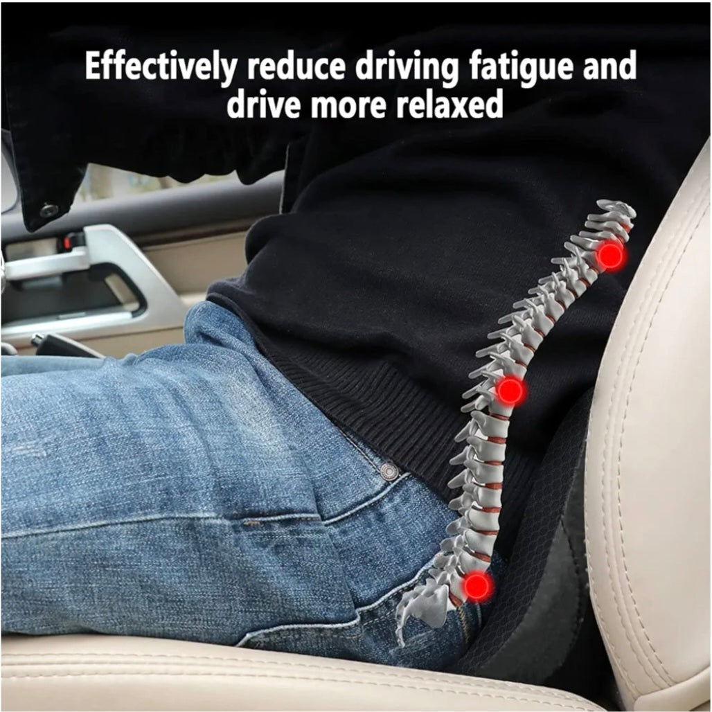 Multifunctional Car Seat Cushion Universal Memory Lumbar Pillow Support Driver Breathable Relief Comfort Chair Car Seat Pad