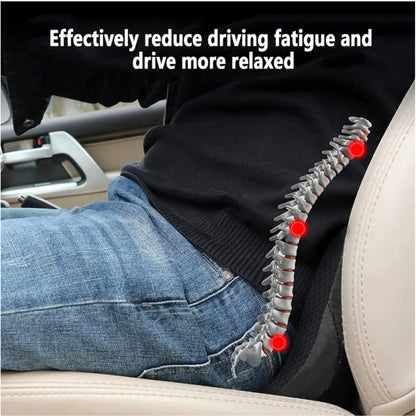 Multifunctional Car Seat Cushion Universal Memory Lumbar Pillow Support Driver Breathable Relief Comfort Chair Car Seat Pad
